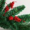 20" Unlit Christmas Greenery Wreath with Red Berries Holiday Door or Wall Decoration